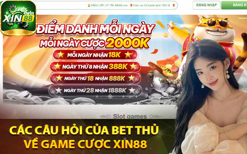 Các câu hỏi của bet thủ về game cược Xin88