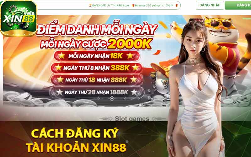 Cách đăng ký tài khoản Xin88