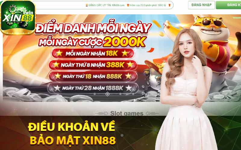 Điều khoản về bảo mật Xin88