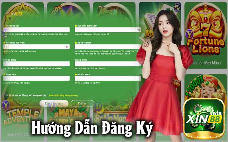 Hướng dẫn đăng ký Xin88